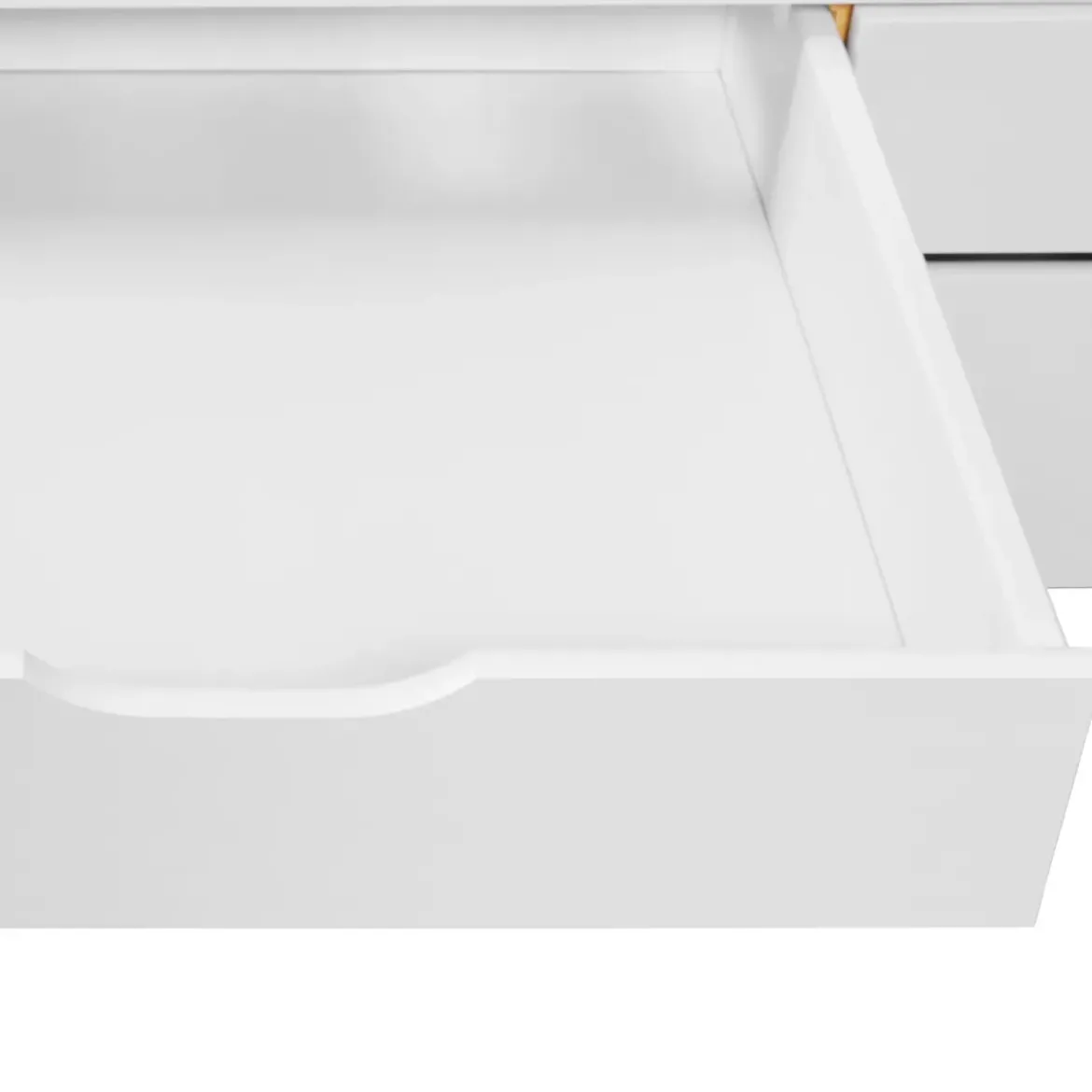 Divano Letto 2 Letti Singoli a Doghe 90x190 con Cassetti Contenitore Estraibile