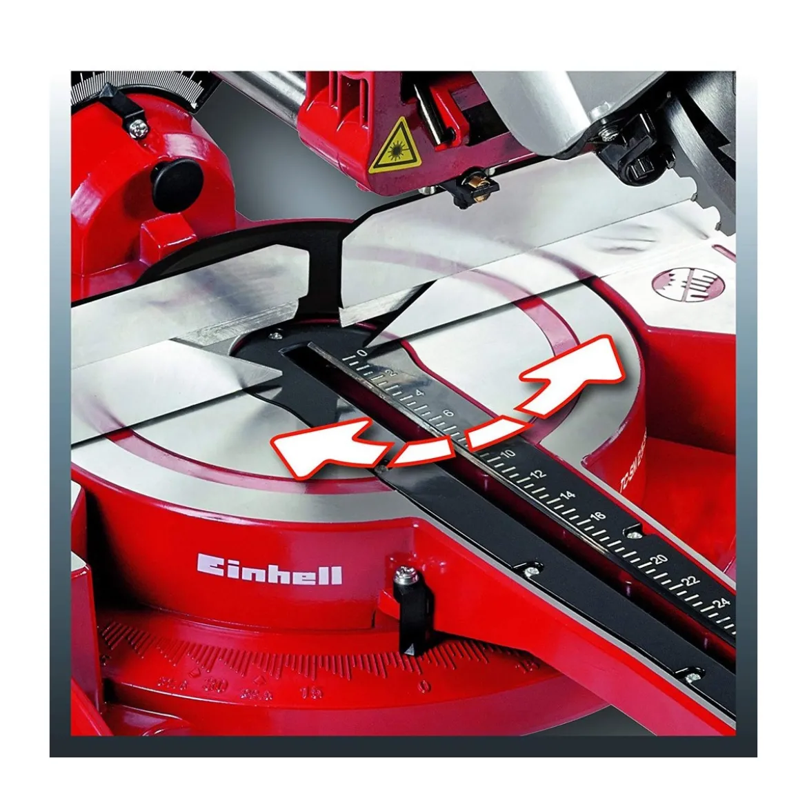 Einhell Troncatrice Denti Lama da Banco Tavolo Professionale Radiale Legno