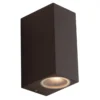 Faretto a Parete da Esterno Applique in Alluminio Bronzo 2 Punti Luce