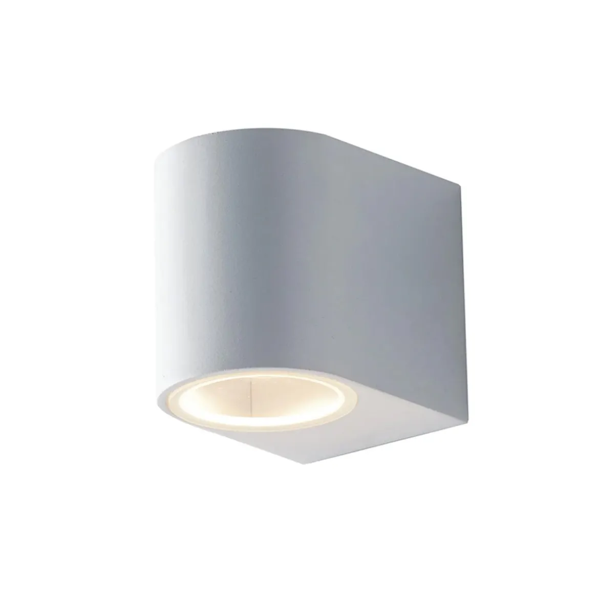 Faretto a Parete in Alluminio Bianco da Esterno Punto Luce Applique