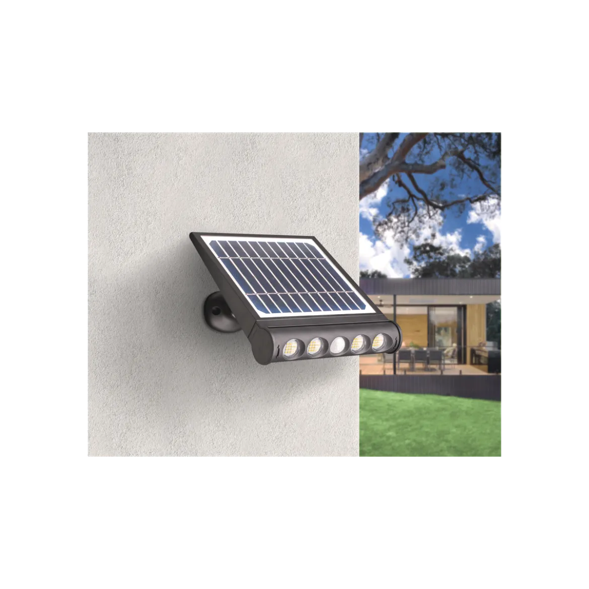 Faretto solare a Led da muro 7 in 1 4000K