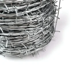 Filo Spinato Acciaio Zincato 100 Metri 2,2 mm per Recinzione Rete
