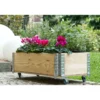 Fioriera da Balcone Giardino Rettangolare da Esterno Portavaso Legno