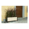 Fioriera in Legno da Giardino Terrazzo Rettangolare Vaso 118x36