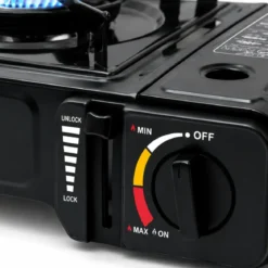 Fornello a Gas GPL Portatile 2,1 kW Valigetta Temperatura Regolabile