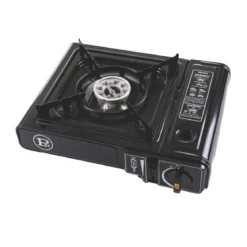 Fornello da Tavolo a Gas butano 2200W Nero