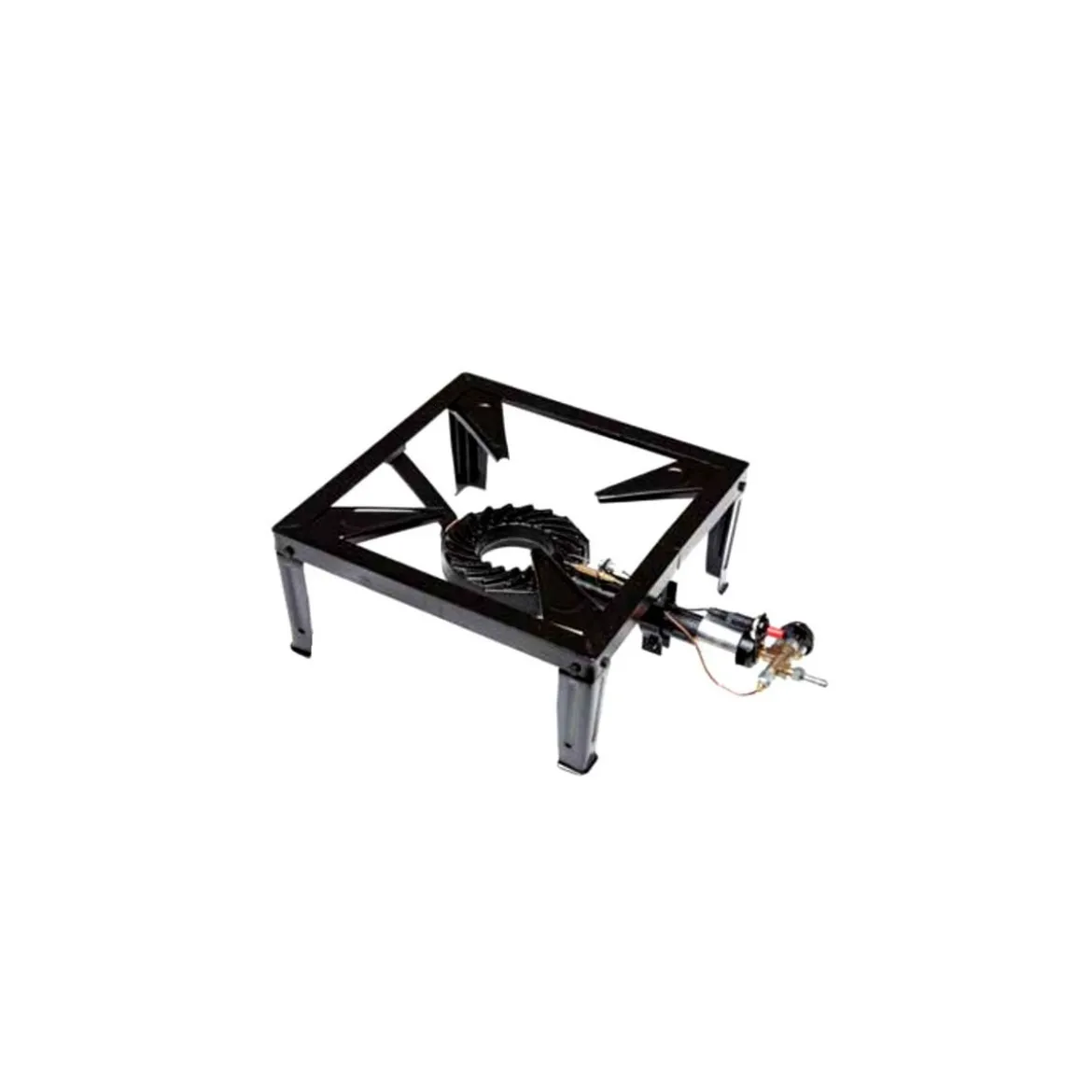 Fornellone a Gas in Acciaio 4 Piedi 40x40cm per Esterno