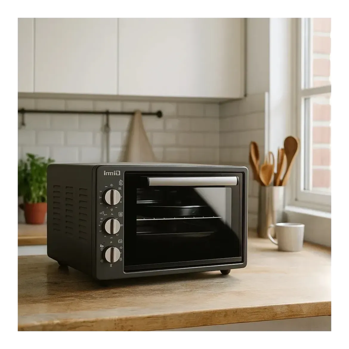 Forno Elettrico Antracite 1500W 37 Litri Ventilato Multifunzione