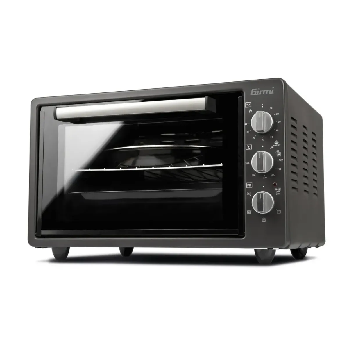 Forno Elettrico Antracite 1500W 37 Litri Ventilato Multifunzione