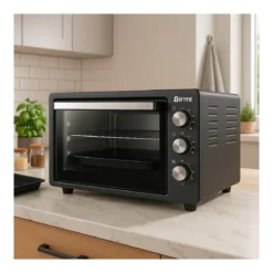 Forno Elettrico Antracite 1400W 45 Litri Ventilato Multifunzione