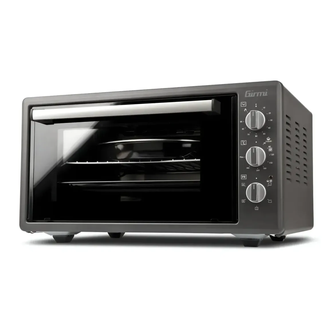 Forno Elettrico Antracite 1400W 45 Litri Ventilato Multifunzione