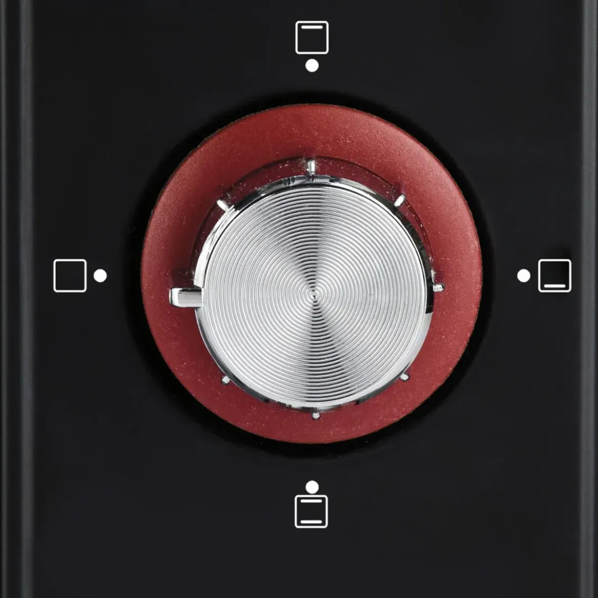 Forno Elettrico Ventilato 1380W Grill Vassoio Griglia Pinza Rosso Nero