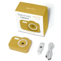 Fotocamera Digitale per Bambini Video HD 1080P Giallo Filtri Divertenti