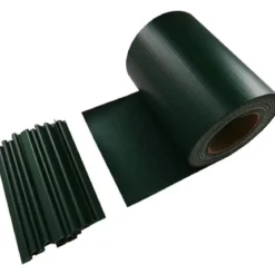 Frangivista in PVC Verde con Clip 19x3500 cm per Recinzione Balcone