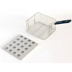 Friggitrice Acciaio Inox Capacità 5,5L Professionale 2560 W Catering