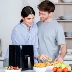 Friggitrice ad Aria Black & Decker 1450W 5L Digitale Antiaderente Nero