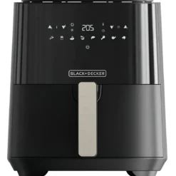 Friggitrice ad Aria Black & Decker 1450W 5L Digitale Antiaderente Nero