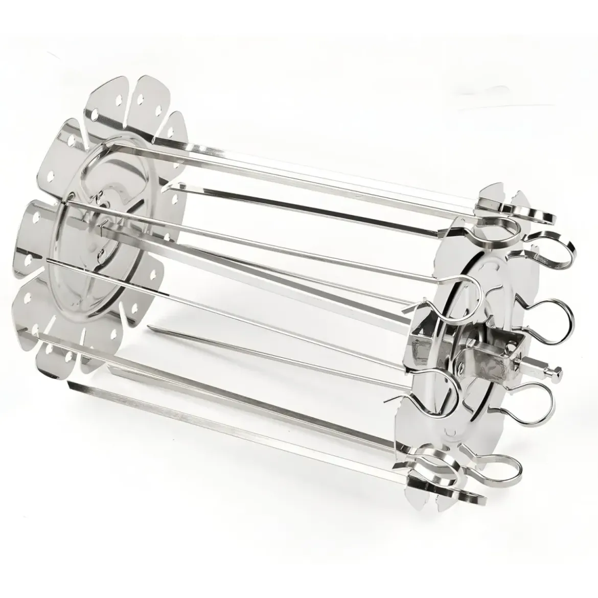 Friggitrice ad Aria Girmi 1800W 12L con Girarrosto Spiedini Grigio