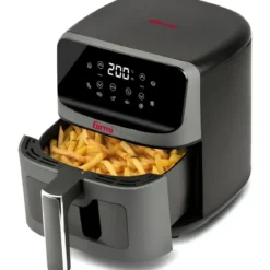 Friggitrice ad Aria Girmi 1500W 4,2L Digitale Timer 60 min Grigio