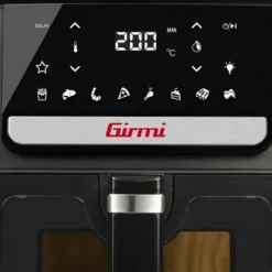Friggitrice ad Aria Girmi 1700W 6,5L Griglia Regolabile Nero Digitale