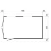 Garage in Legno 354x486 cm Box Auto Moto 17 m2 Pannelli LP SmartSide