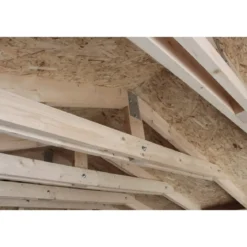 Garage in Legno 354x486 cm Box Auto Moto 17 m2 Rosso a Pannelli