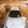 Garage in Legno 3x6 Marrone Box Auto Attrezzi Esterno 21 m2 a Pannelli