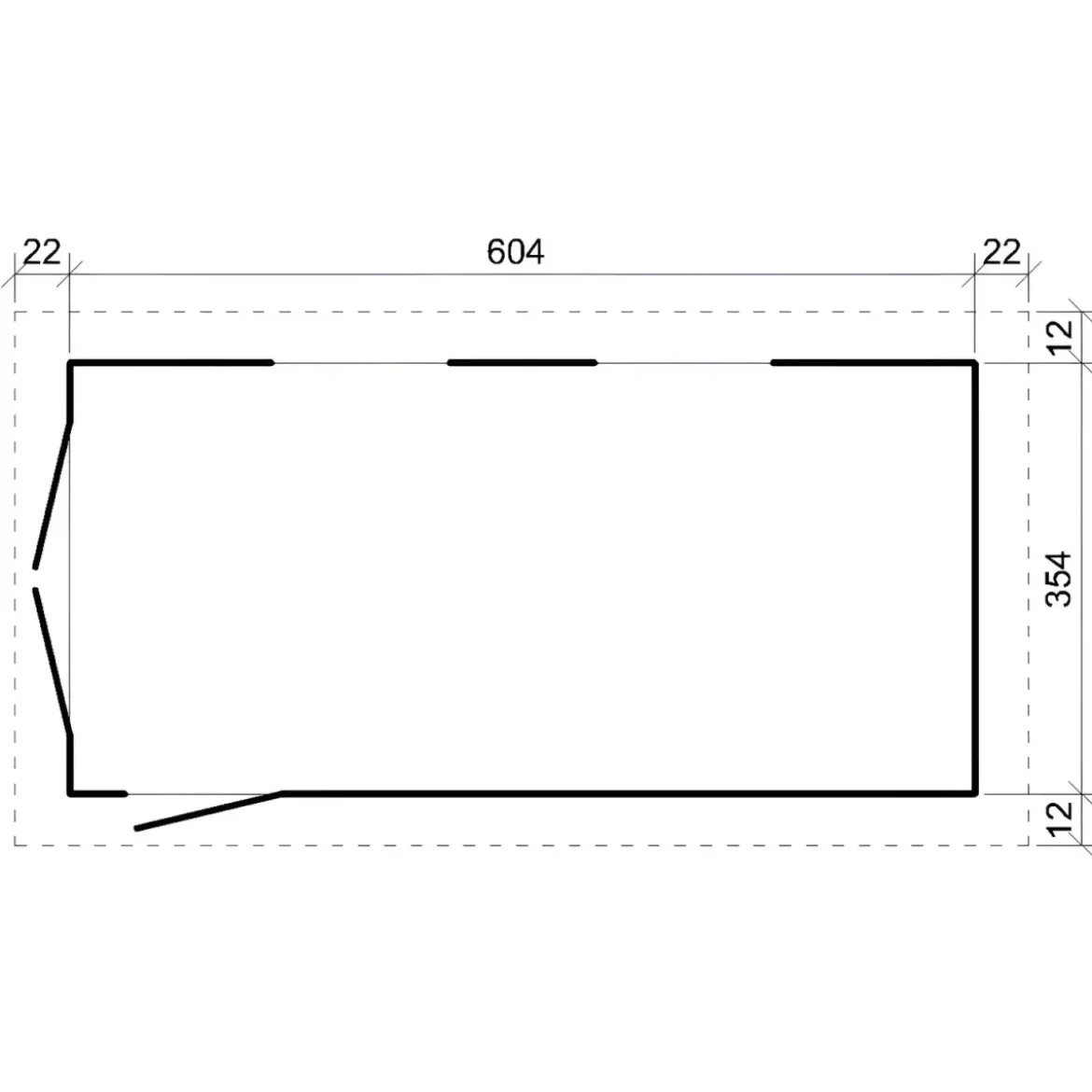 Garage in Legno 3x6 Marrone Box Auto Attrezzi Esterno 21 m2 a Pannelli
