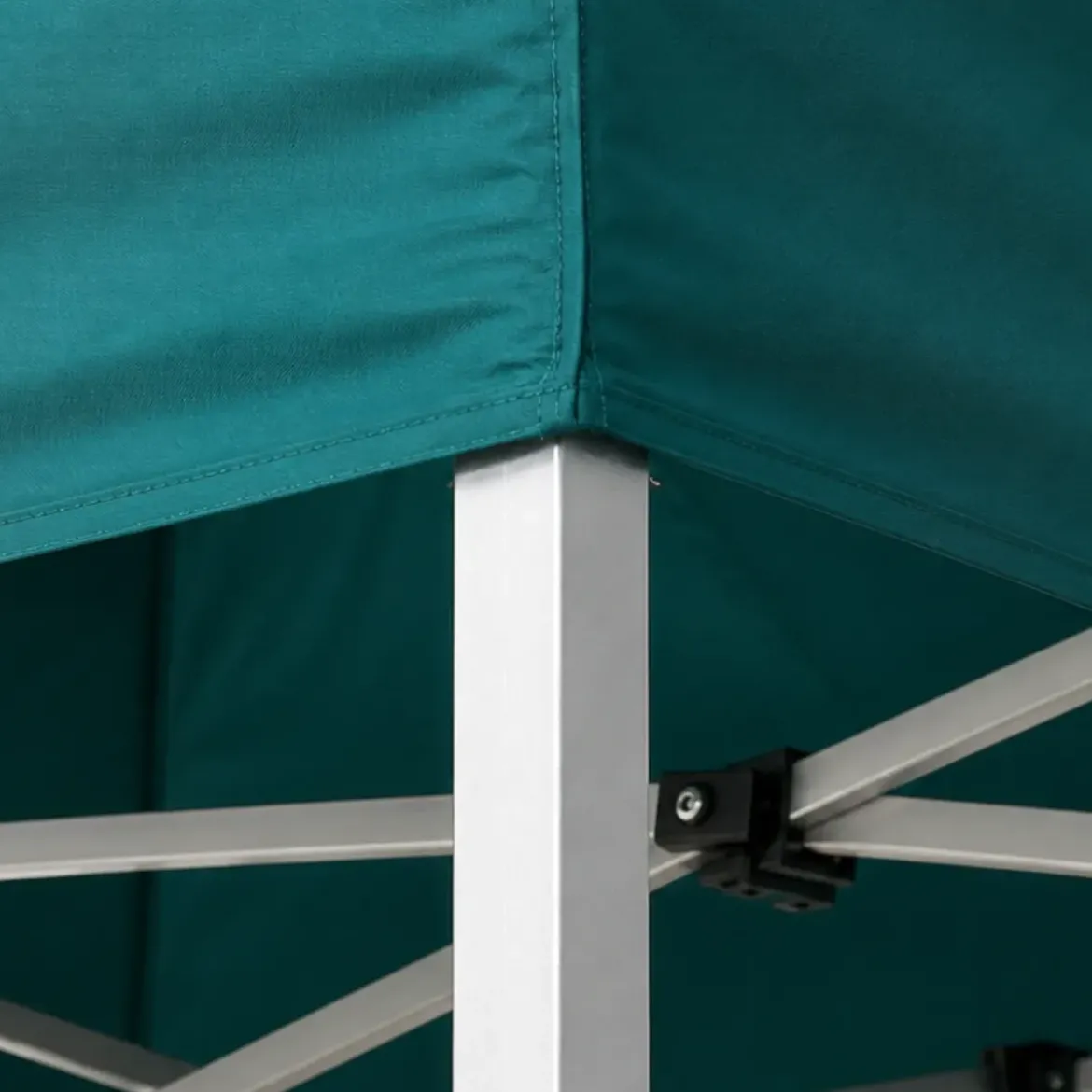 Gazebo a Fisarmonica in Alluminio 300x450 cm Verde Impermeabile Borsa