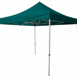 Gazebo a Fisarmonica in Alluminio 300x450 cm Verde Impermeabile Borsa