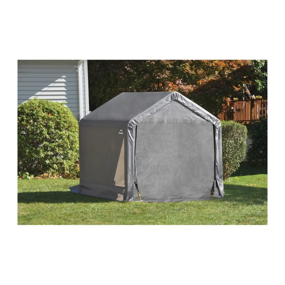 Gazebo Capanno in PVC Gazebo Ricovero per Attrezzi da Giardino Box Capannone