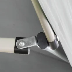 Gazebo da Giardino 3x3 a Fisarmonica Impermeabile Bianco con Sacca