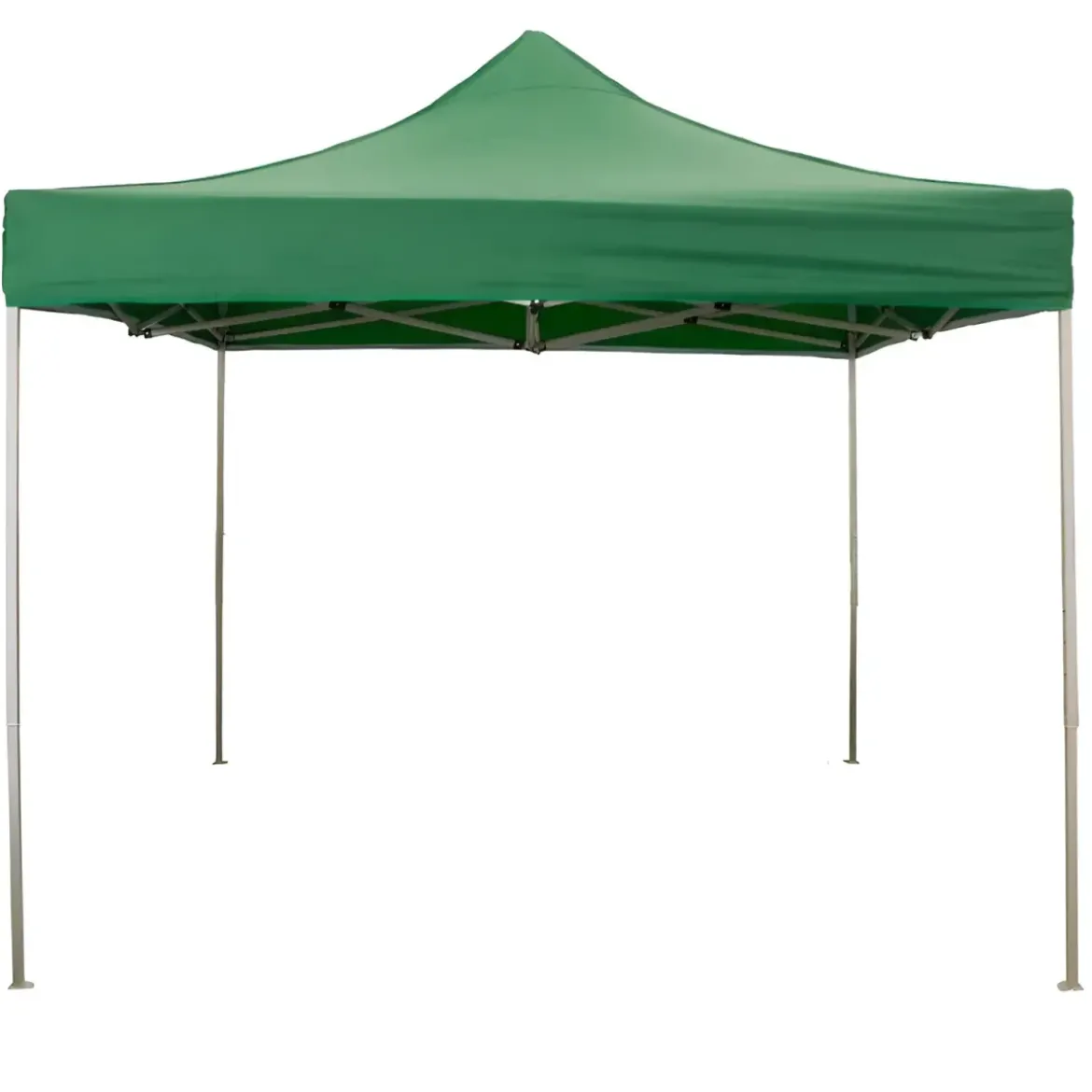 Gazebo da Giardino 3x3 a Fisarmonica Impermeabile Verde con Sacca