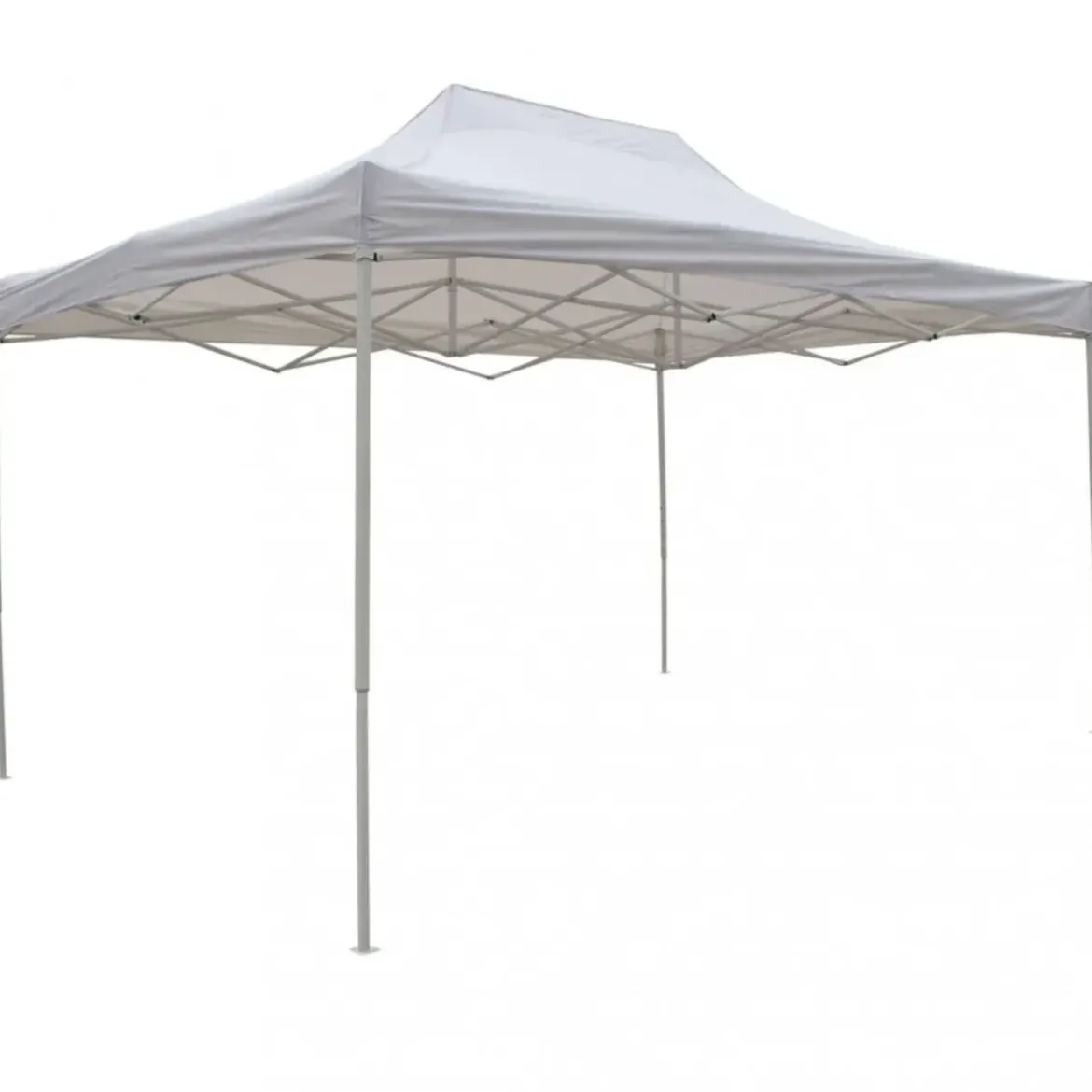Gazebo per Giardino Eventi 290x440 cm Rettangolare Pieghevole Bianco