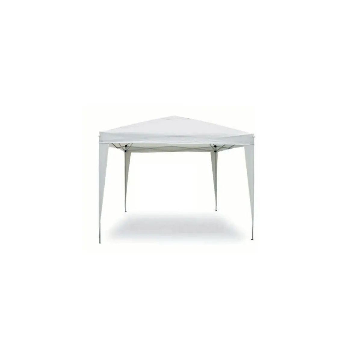 Gazebo Pieghevole 3x3 Bianco Richiudibile a Fisarmonica Pop Up Acciaio