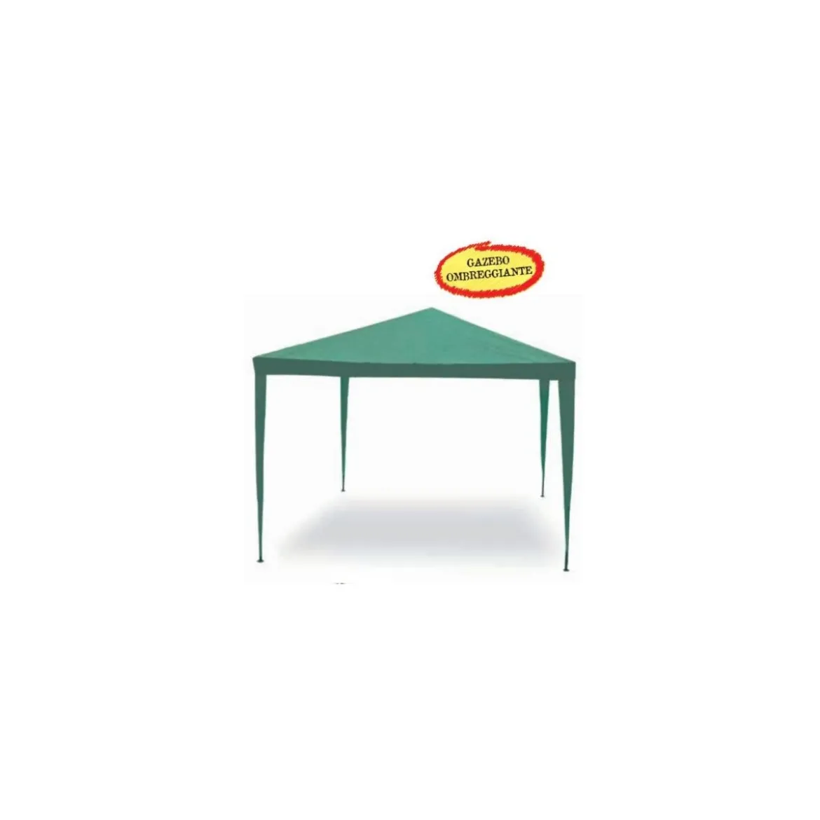 Gazebo Smontabile Verde 3x2 Struttura in Acciaio da Giardino Impermeabile