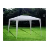 Gazebo 2x3 Bianco PVC Acciaio da Esterno Giardino Mercato Impermeabile Terrazzo