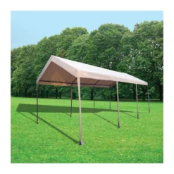 Gazebo 3x6 Carport in PVC da Giardino Tendone Garage Box Auto Copertura Macchina