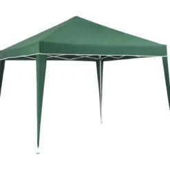 Gazebo 3x2 mt Pieghevole Verde da Giardino Richiudibile con Borsa