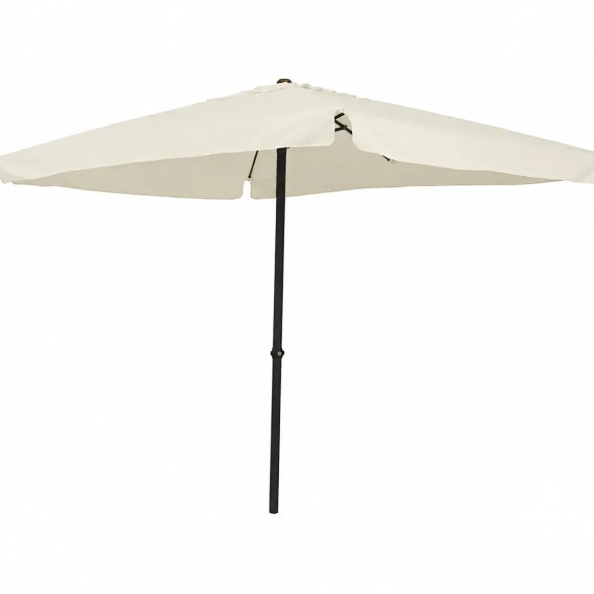 Giardino Ombrellone Quadrato 3x3 Ecru Manovella Tavolo Arredo Esterno Terrazzo