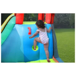 Gioco Castello Gonfiabile Acquatico per Bambini Con Blaster
