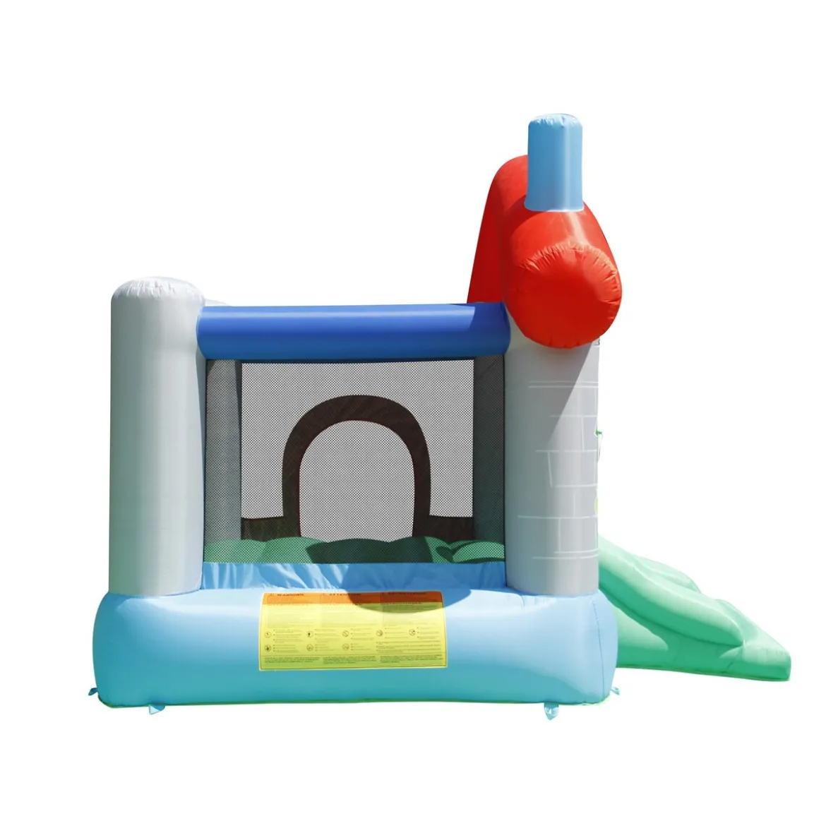 Gioco Castello Gonfiabile per Bambini Con Scivolo e Palline