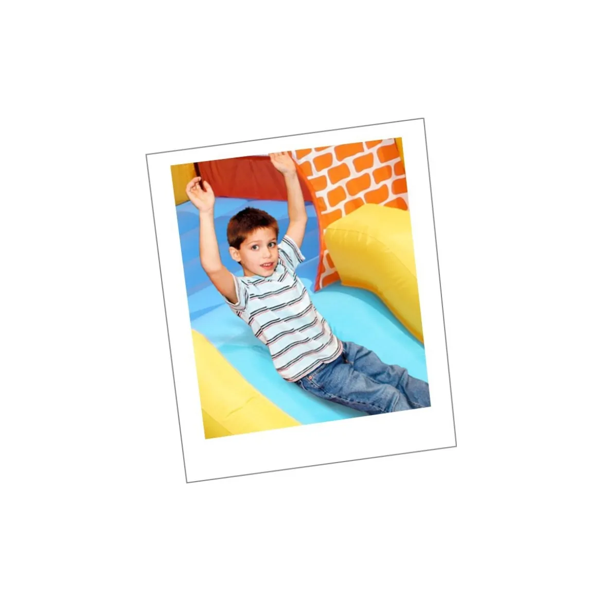 Gioco Gonfiabile Castello Saltarello Scivolo per Bambini Pompa Motore Gigante