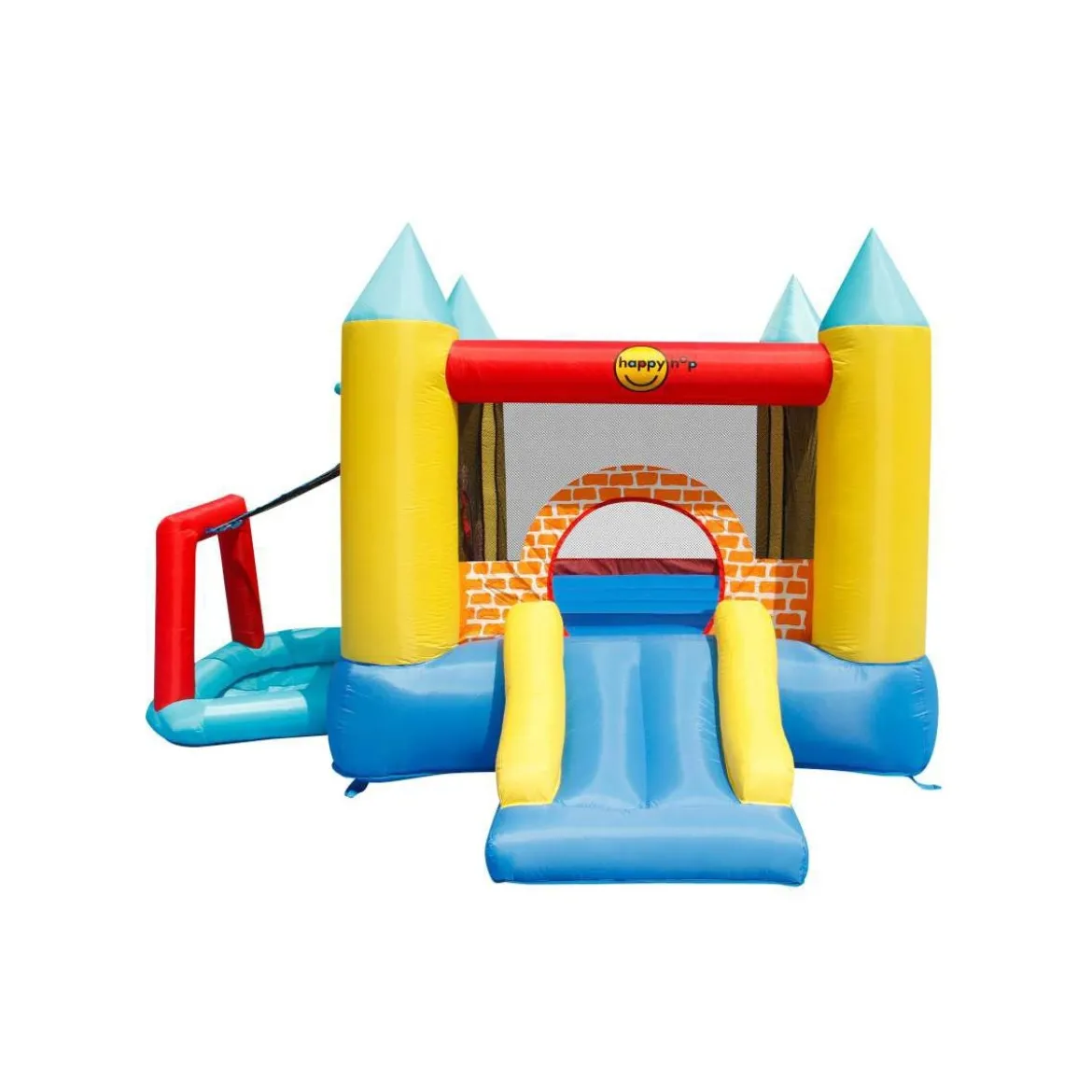 Gioco Gonfiabile Castello Saltarello Scivolo per Bambini Pompa Motore Gigante