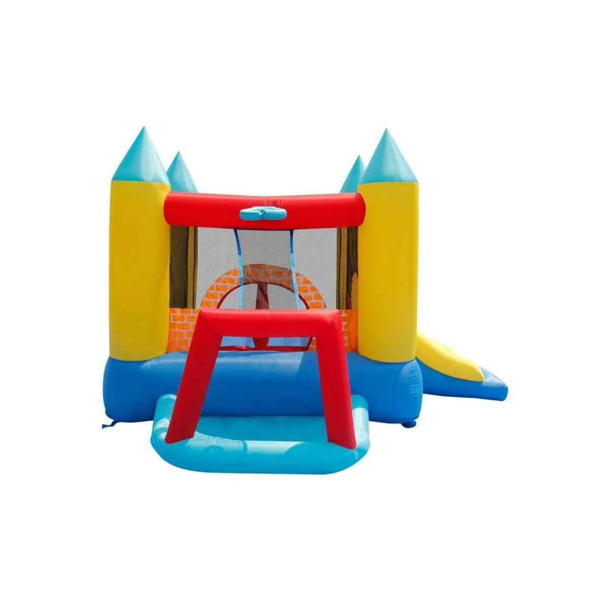 Gioco Gonfiabile Castello Saltarello Scivolo per Bambini Pompa Motore Gigante