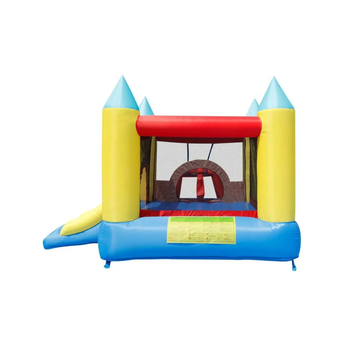Gioco Gonfiabile Castello Saltarello Scivolo per Bambini Pompa Motore Gigante