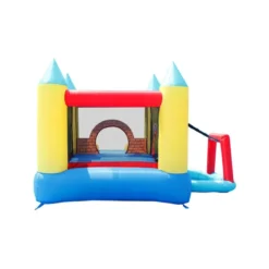Gioco Gonfiabile Castello Saltarello Scivolo per Bambini Pompa Motore Gigante