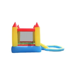 Gioco Gonfiabile per Bambini Castello Parco Acquatici Scivolo Saltarello Pompa