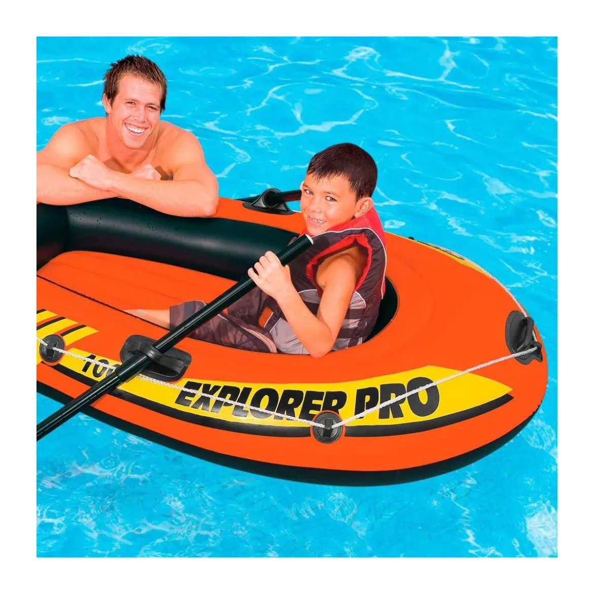 Gommone Explorer Pro per Bambini 1 Persona Canotto Gonfiabile da Mare Piscina