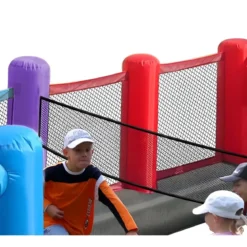 Gonfiabile Campo Multisport 335x800x180 cm Calcio Volley Basket Bambini